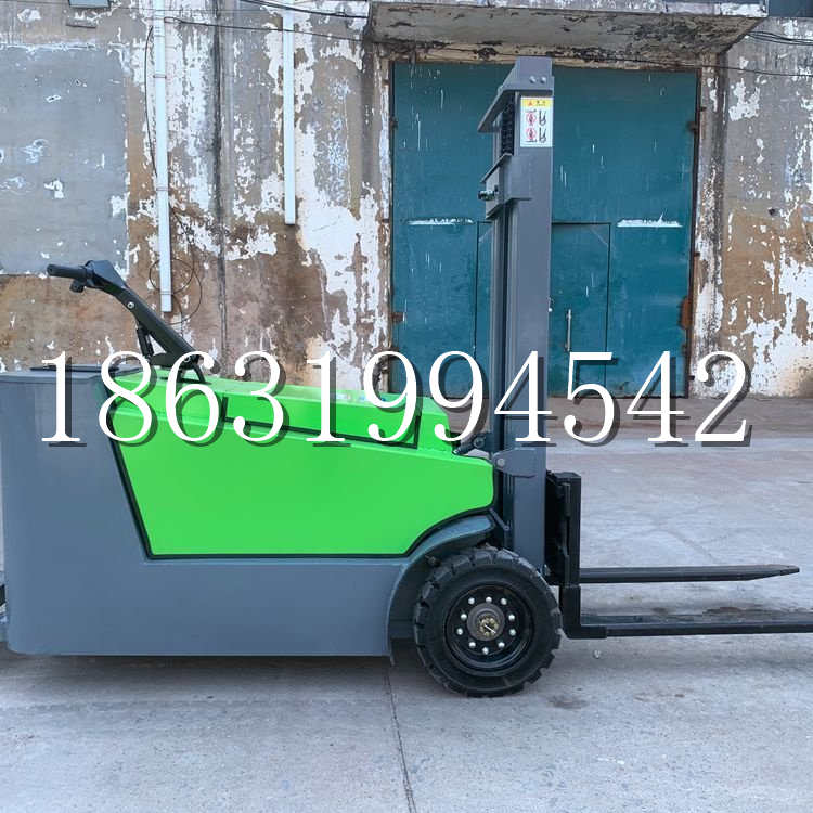 正定县小型电动叉车1吨2吨步行站驾式电瓶堆高充电装卸车液压升降车铲车